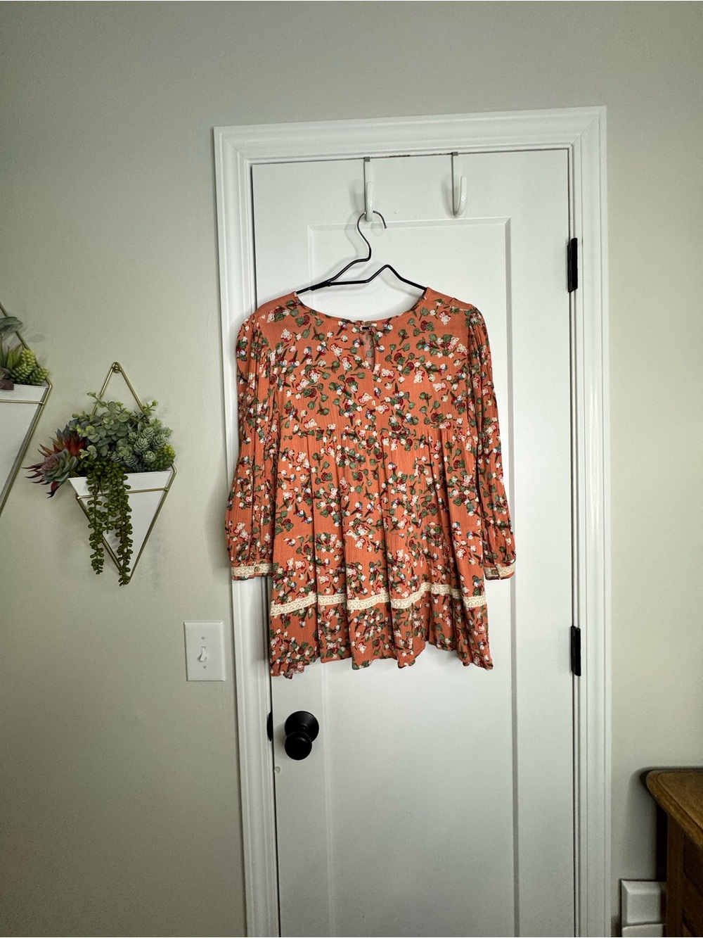 Easel Long Sleeve Boho Top